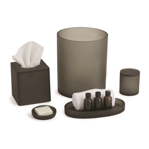 Hamilton Smoke Collection Cotton Ball Holder, Gray
